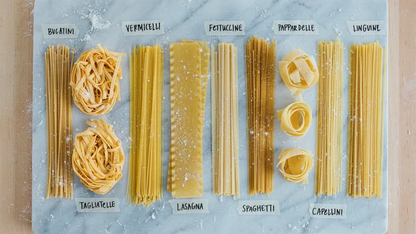 different types of pasta explained