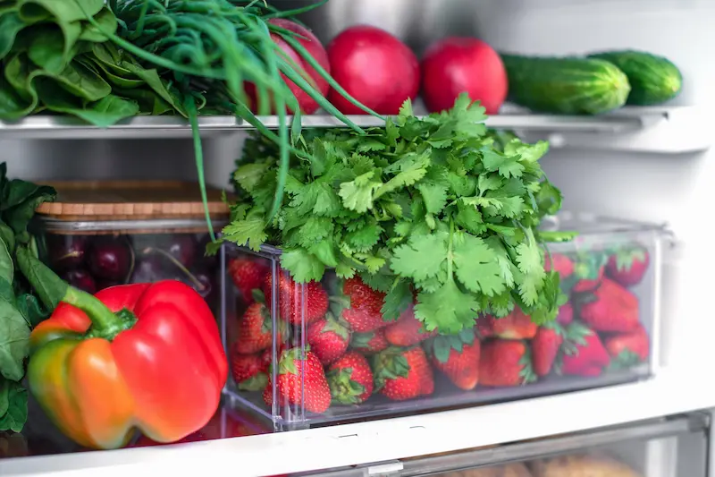 fruits and vegetables storage (very important section)